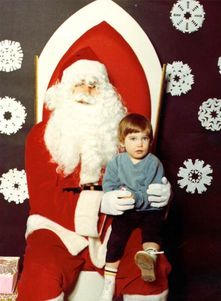 Brad and Santa Claus!